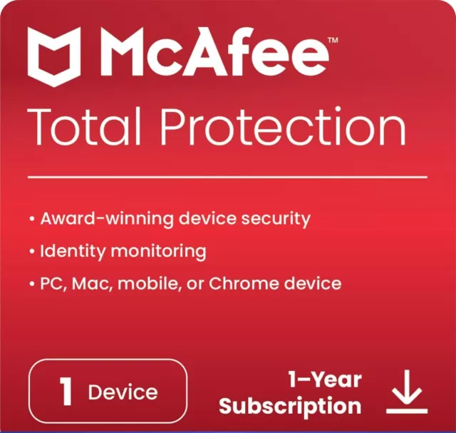 McAfee Total Protection 2024 | Antivirus Internet Security Software | Download