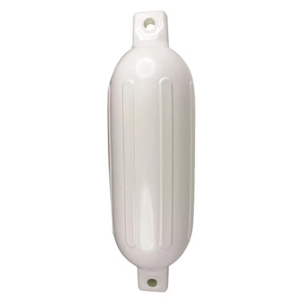 Seachoice 4.5" D x 16" L White Twin Eye Cylindrical Inflatable Fender