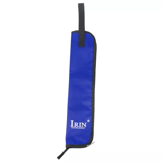 Portable Drum Stick Pouch Waterproof Drumsticks Storage Bags (Blue)