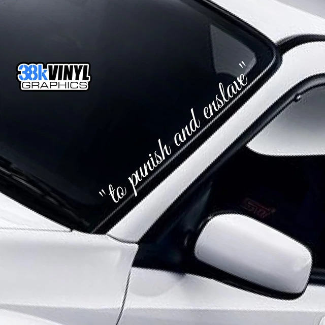 Home Décor Items Large Windscreen Funny Car Stickers Decals JDM DUB EURO 4x4 Wal - Foto 11