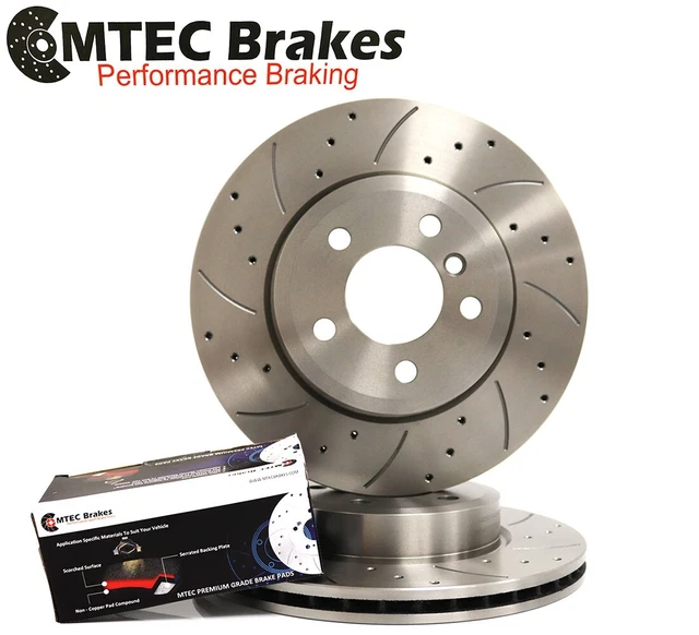 Front Brake Discs & Pads Kit + Wear Sensor For BMW X3 E83 (2004-2011) - 2.0L & 3.0L