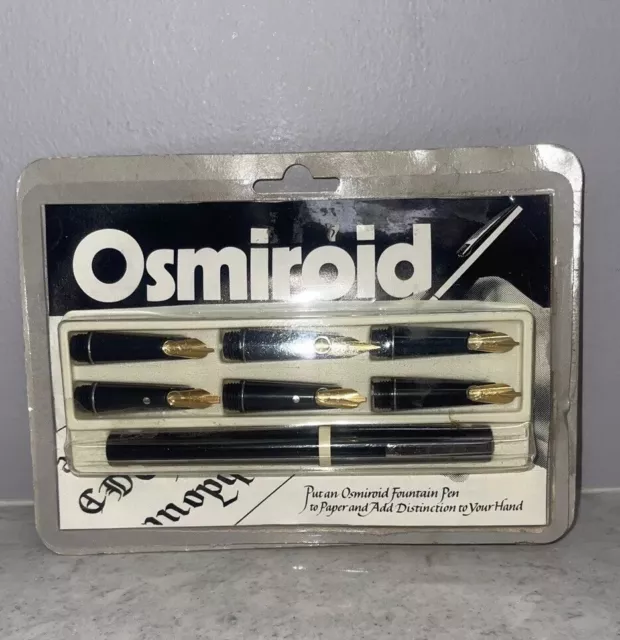 Vintage OSMIROID Master Calligraphy Set  6 Piece  Nibs