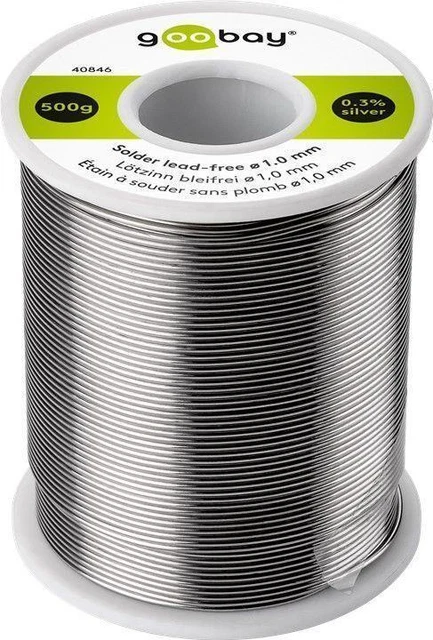 Saldatura senza piombo, ø 1,0 mm - peso: rotolo 500 g