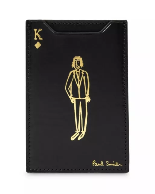 ⚡RARE⚡ PAUL SMITH No. 9 Black Leather King Card Holder Wallet *NEW W/TAGS* 👑 2