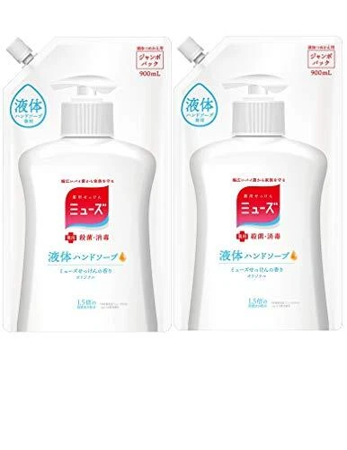 [Productos no medicinales] Recarga de jabón líquido de manos Muse original 900ml x 2