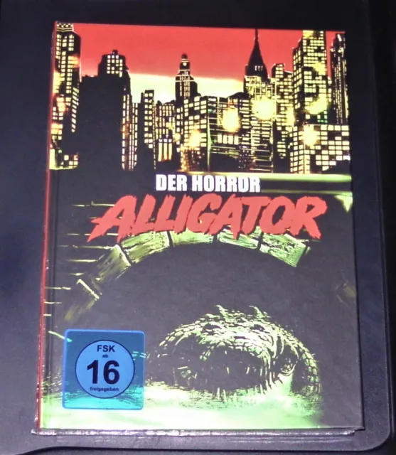 Der Horror Alligator Uncut Limitiertes Nummeriertes Mediabook Blu Ray + Dvd Neu