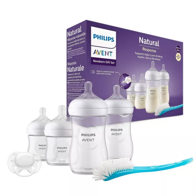 Flaschen-Set Philips Avent Natural Response für Neugeborene 2x125ml, 2x260ml