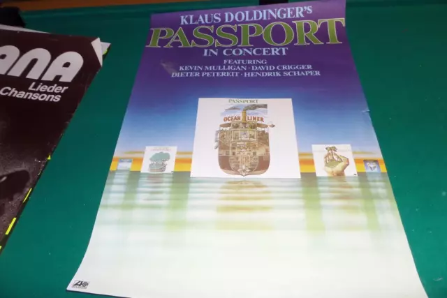 Konzertplakat Klaus Doldinger - Passport  / A28