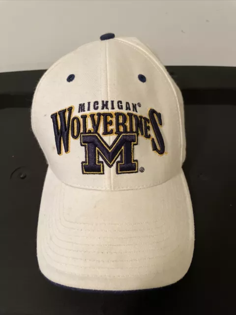 Vintage Michigan Wolverines Twins Enterprise Snapback Hat