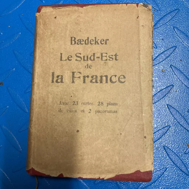 guide Baedeker le Sud-Est de la France 1910