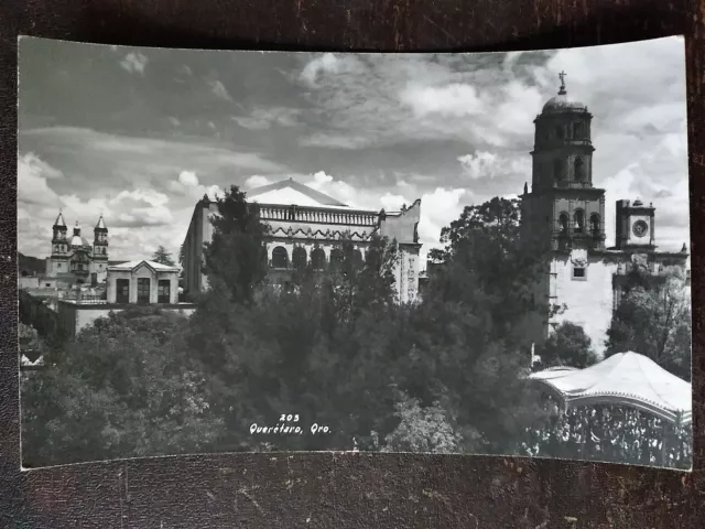 RPPC - Queretaro, Qro 203, MEX - Mid 1900s, Rough Edges