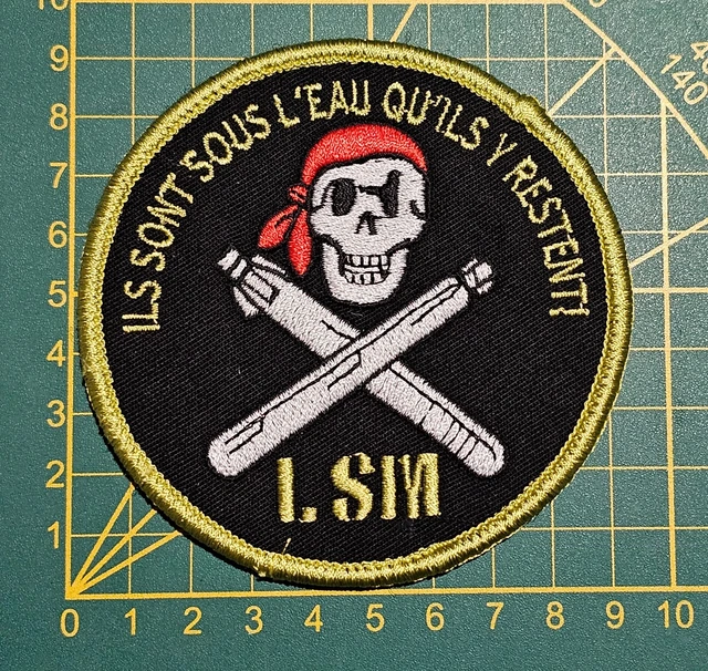Insigne Marine Yachting Club Ancien - Broderie Or Cannetille - Original