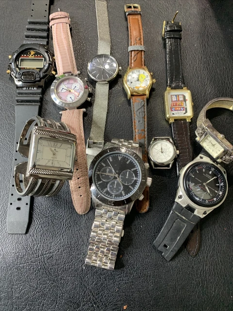 Watch Lot of 10 Women's Men’s Parts Or Repair Unknown Condition