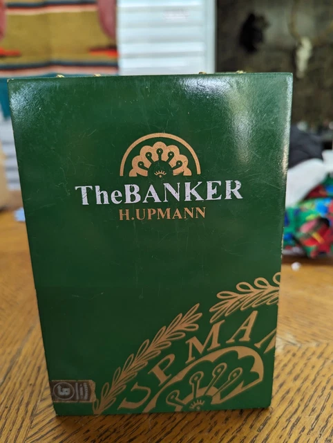 H. Upmann The Banker Currency Wood Cigar Box Empty