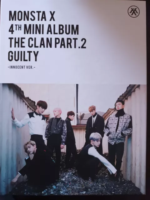 MONSTA X The Clan Part 2 Guilty 4th Mini CD Album  Guilty Version