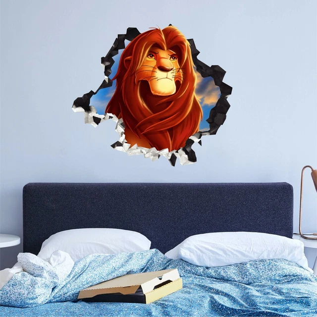 Mufasa the lion king disney custom wall decals 3d wall stickers art