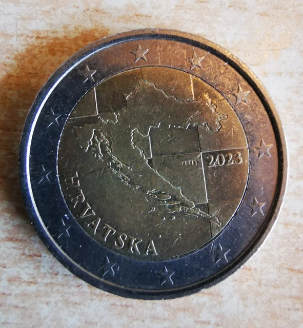 Elegantes Hrvatska Euro Mnze Bildnull