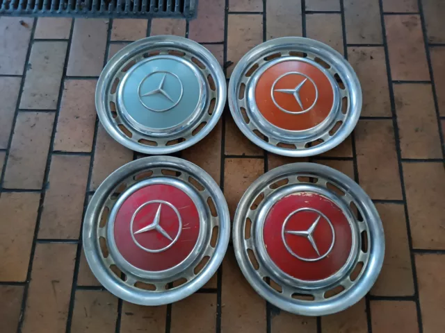 De Mercedes Benz W108 W109 W111 W113 W114 W115 W116 W123 4x Tapacubos