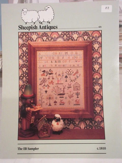 Sheepish Antiques EB SAMPLER Counted Cross Stitch Pattern