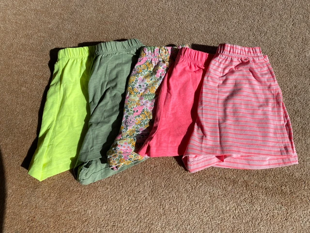 Next girls shorts bundle age 4-5 years - new without tags