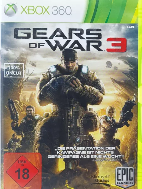 Gears Of War 3 - (Microsoft Xbox 360, 2011)