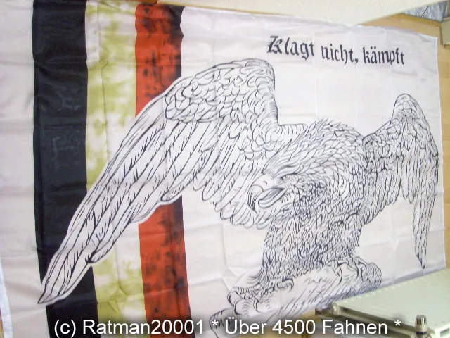 Fahne Flagge Deutsches Reich Klagt nicht - 150 x 250 cm