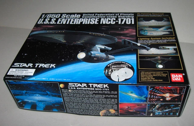 Produktbild von BANDAI The Original Enterprise Star Trek Model With Lights, Sounds And