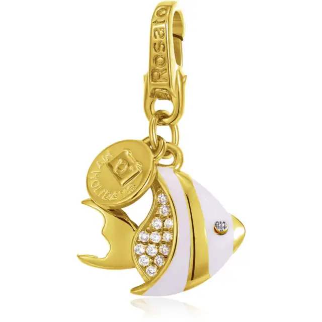 Charms Pesce Per Componibile Rosato My Holiday In Argento Cod. RHL012