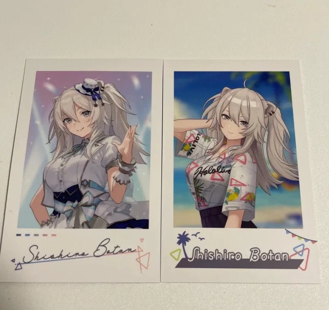 HOLOLIVE EN SUPER EXPO 2024 Limited Shishiro Botan Instax Style Card