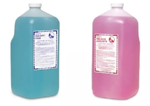 White Mountain Premixed Developer & Fixer for X-Ray Film Processors, 2 Gal. each