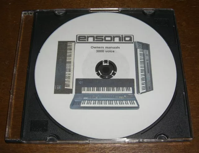 Ensoniq  ESQ-1, SQ80, SQ-1, SQR  -  CD mit 3000 Voice