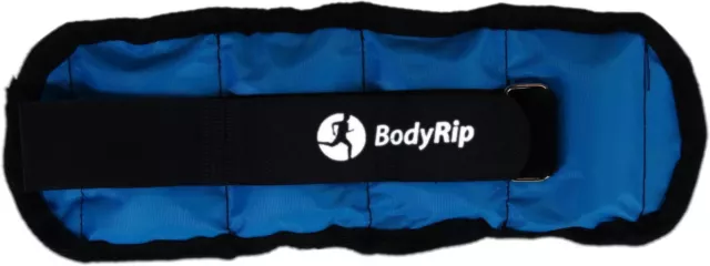 BodyRip poignet cheville jambe sangle poids à la main 2 x 1,5 kg fitness enveloppant réglable gymnase 2