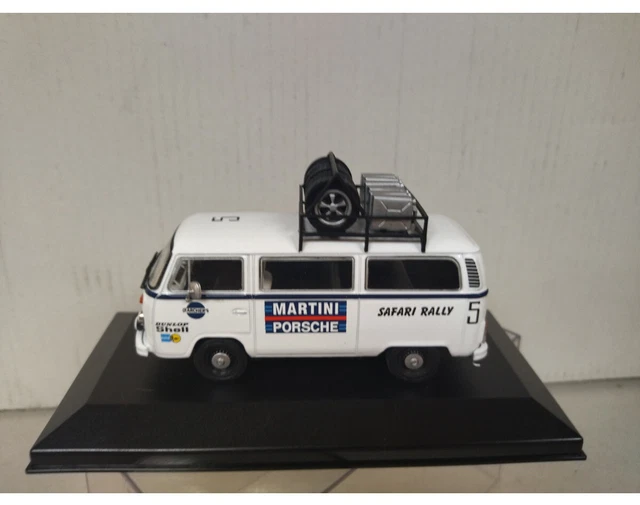 VW T2 Safari Rally 1978 - IXO 1/43 - Neuf En Boîte - Fourgon Blanc