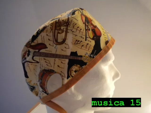 Cuffia chirurgica  - Sottocasco - Bandana - Surgical cap - musica_15