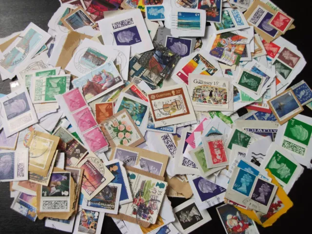 550 GB And Regional Charity Stamps Used On Paper