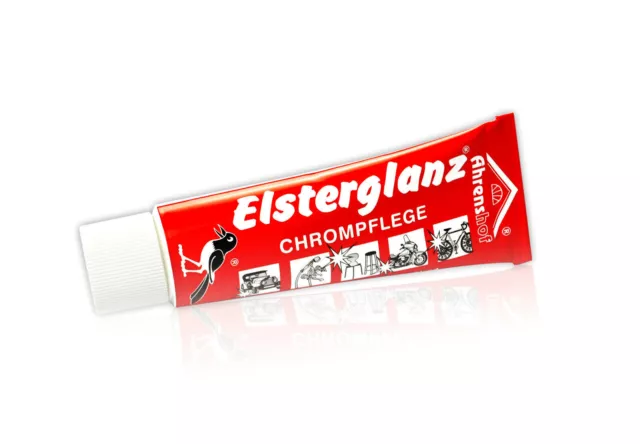 Elsterglanz 40 ml Chrom-Pflege Chrompflege Chrompaste Chromreiniger Polierpaste