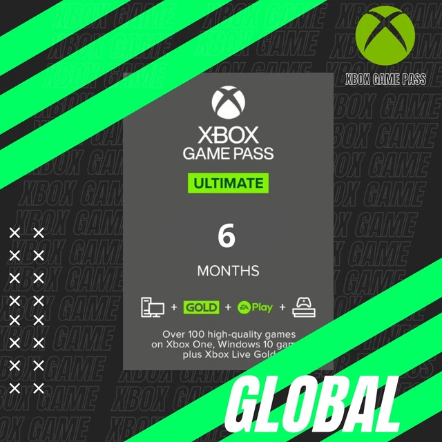 Xbox Game Pass Ultimate Gold 6 Mesi Global [Invio Immediato].