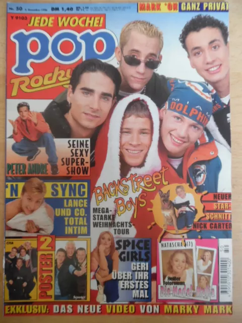 POP ROCKY 50 - 4.12. 1996 (2) Backstreet Boys Marky Mark Scooter 'N SYNC