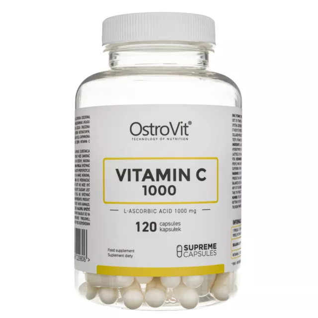 OstroVit Vitamine C 1000 mg, 120 capsules