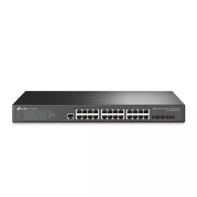 TP-Link Jetstream TL-SG3428X 24 porte Gigabit L2+ switch gestito 4x 10G SFP + porta