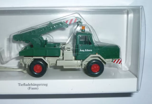 Wiking 049303 Faun Tiefladehängerzug 1965 - 1977 Aug. Alborn 1:87 Spur H0 2