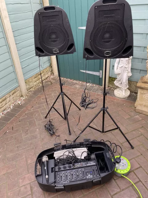 CARLSBRO T150 PORTABLE PA System With Mixer Amp And Effects
