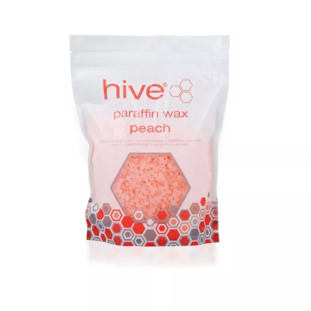 The Hive Peach Low Melt Paraffin Wax Pellets For Manicures & Pedicures
