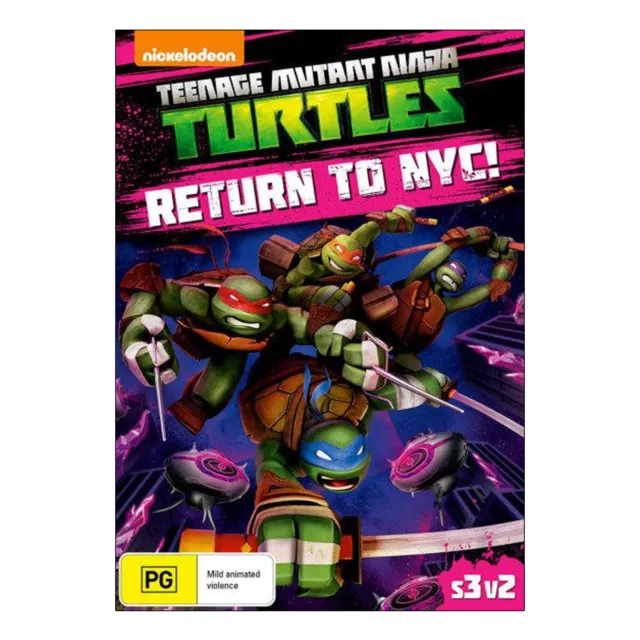 Teenage Mutant Ninja Turtles Return to NYC! - NEW Sealed Region 4 - Free Post