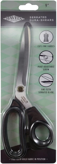 Tijeras de tela profesionales Havel's Dura 9" serradas -38002