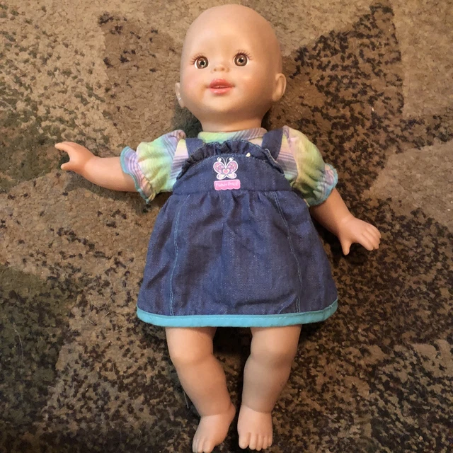 2006 FISHER PRICE MATTEL LITTLE MOMMY BABY DOLL BROWN EYES Cloth Torso Dress 8.00 PicClick