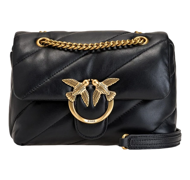 PINKO Borsa Donna Love Mini Puff Quilt Colore Nero