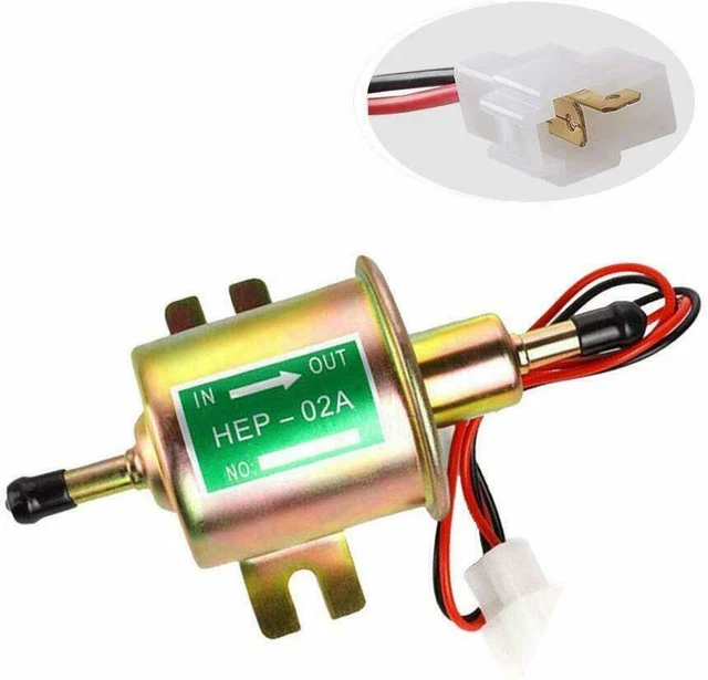 INLINE FUEL PUMP 12V electric UNIVERSAL Deere lawn mowers Kohler gas