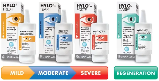 Hylo Full Range Eye Drops 10ml Preservative Free Tear 10ml