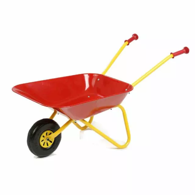 CARRIOLA PER BAMBINI Rosso Carretto Giocattoli Giardino Terrazzi